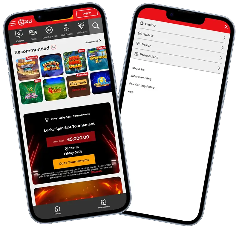 32Red casino mobile version